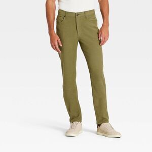 Men’s Stretch Terry 5-Pocket Pants - Goodfellow & Co Green 36x30